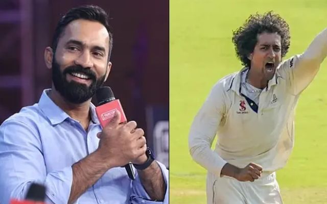 Dinesh Karthik and R Sai Kishore. (Photo Source: X(Twitter)