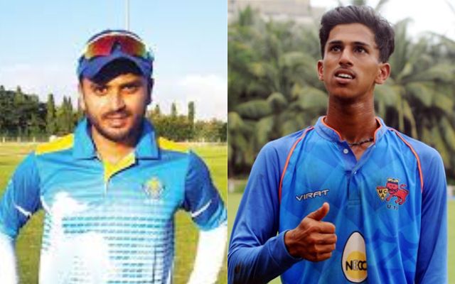 B R Sharath & Tanush Kotian (Photo Source: X/Twitter)