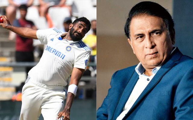Jasprit Bumrah and Sunil Gavaskar (Photo Source: Twitter)
