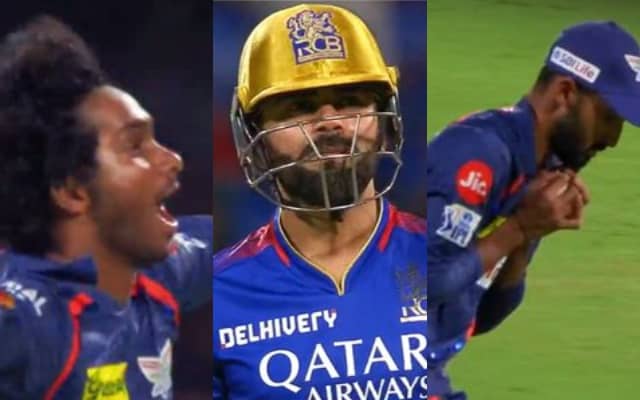 Virat Kohli Wicket (Pic Source-X)