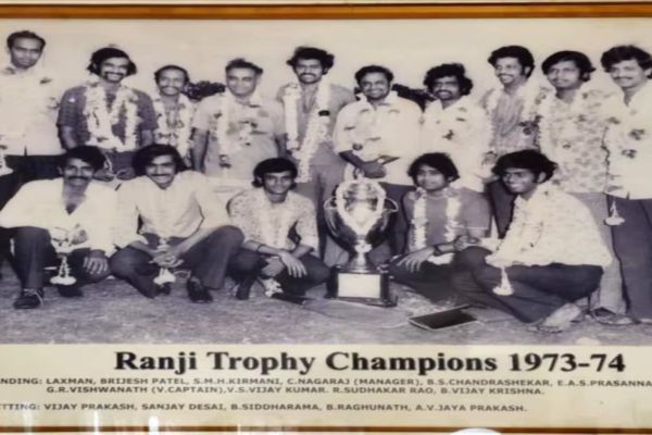 RANJI TROPHY CHAMPS 1973-74, (Photo Source X)