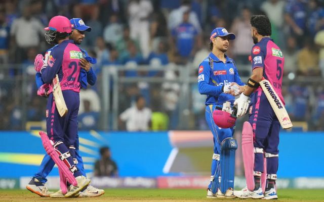 Mumbai Indians vs Rajasthan Royals (Image Credit- Twitter X)