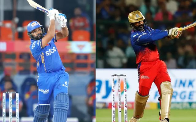 Rohit Sharma & Dinesh Karthik (Photo Source: IPL Official Website)