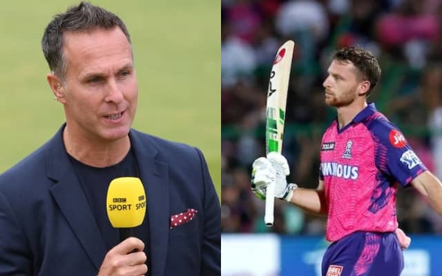 Michael Vaughan and Jos Buttler (Pic Source-X)