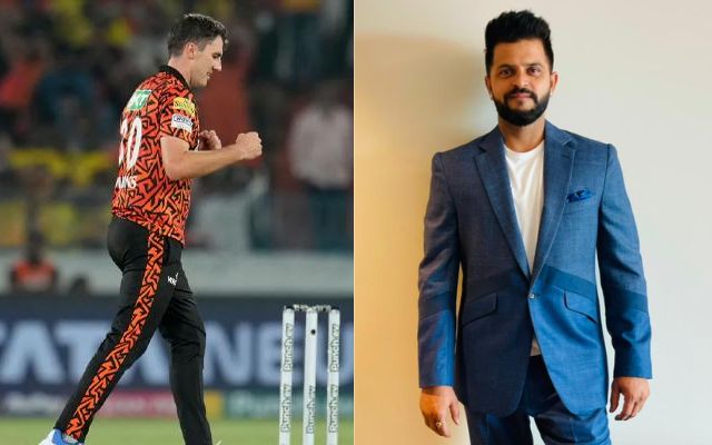Pat Cummins and Suresh Raina (Image Credit- Twitter X) 