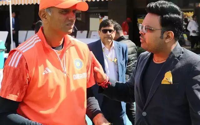 Rahul Dravid and Jay Shah (Image Credit- Twitter X)