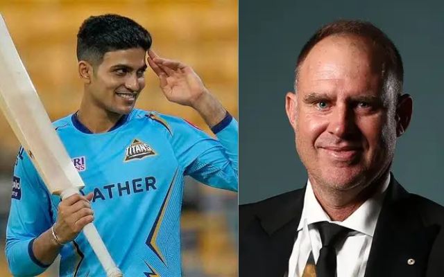 Shubman Gill and Matthew Hayden (Image Credit- Twitter X)
