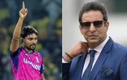 Sandeep Sharma and Wasim Akram (Image Credit- Twitter X)