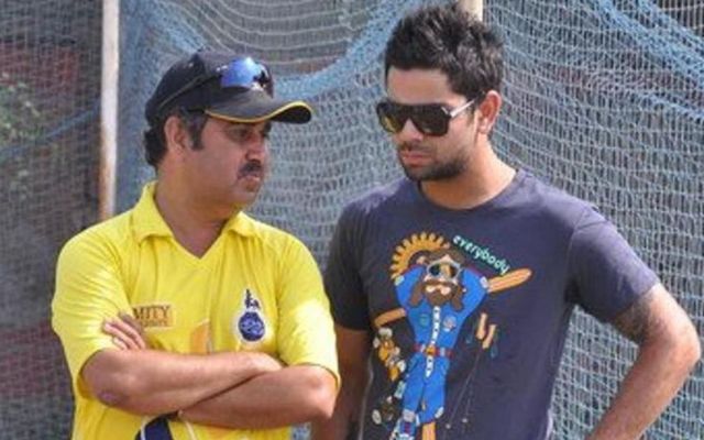 Rajkumar Sharma and Virat Kohli (Image Credit- Twitter X) 