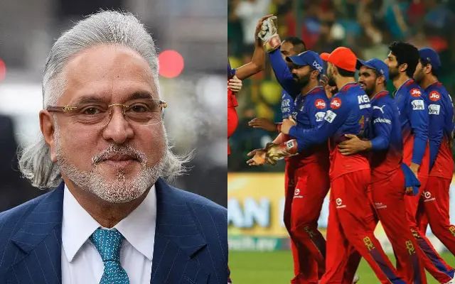 Vijay Mallya and RCB team ( Source :X / Twitter