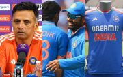 Rahul Dravid, Rohit Sharma, Hardik Pandya & Team India T20I Jersey (Photo Source: X/Twitter)