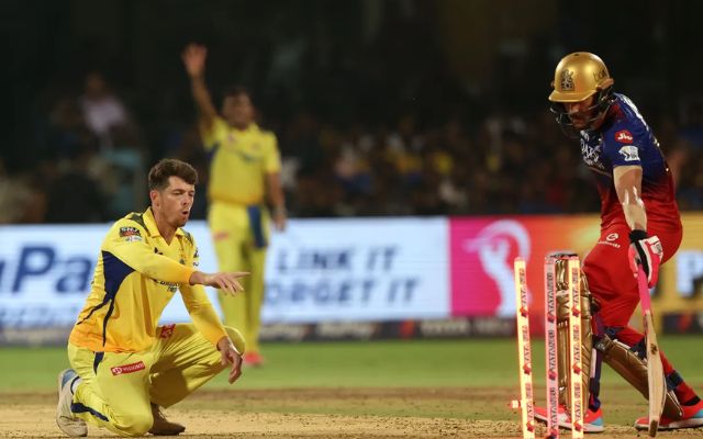 Mitchell Santner & Faf du Plessis (Photo Source: BCCI/IPL)