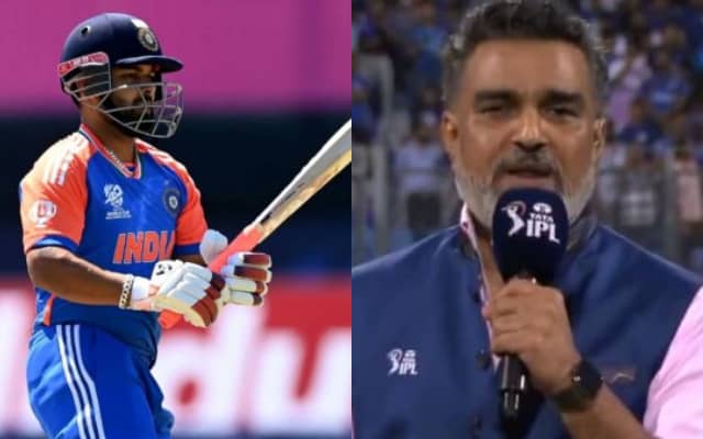 Rishabh Pant and Sanjay Manjrekar (Pic Source-X)