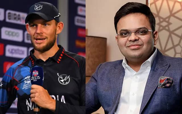 Gerhard Erasmus and Jay Shah (Pic SOurce-X)