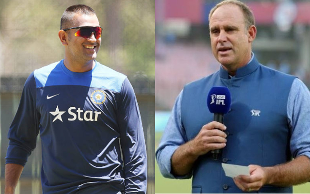 MS Dhoni and Matthew Hayden (Image Credit- Twitter X)