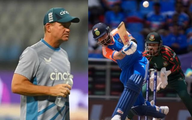 Matthew Mott and Virat Kohli (Image Credit- Twitter X)