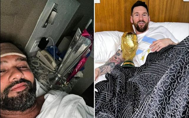 Rohit Sharma and Lionel Messi (Image Credit- Twitter X) 