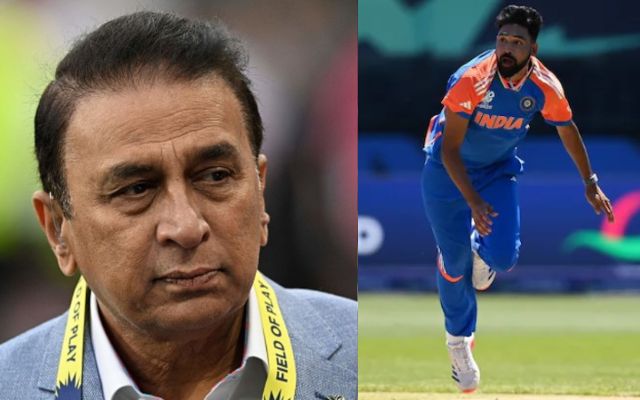 Sunil Gavaskar and Mohammed Siraj (Image Credit- Twitter X)