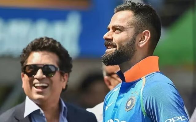 Virat Kohli and Sachin Tendulkar (Image Credit- Twitter X) 