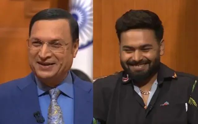 Rajat Sharma & Rishabh Pant (Photo Source: X)