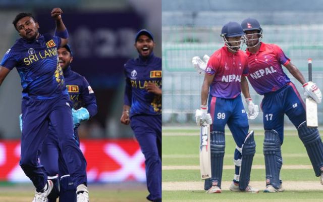 Sri Lanka VS Nepal (Pic Source X)