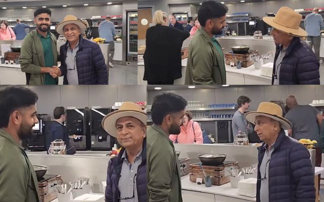 Babar Azam And Sunil Gavaskar (Image Credit- Instagram)