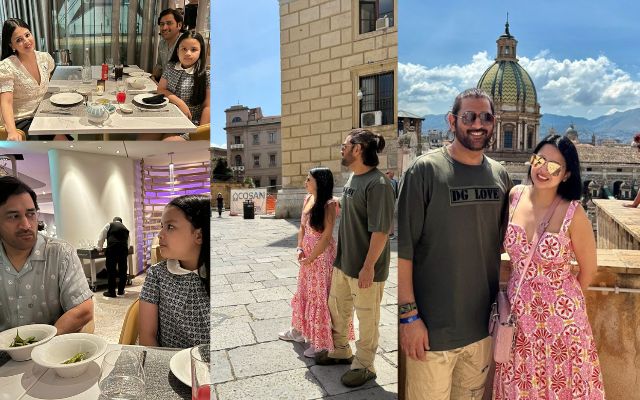 Sakshi And Dhoni (Image Credit- Instagram)