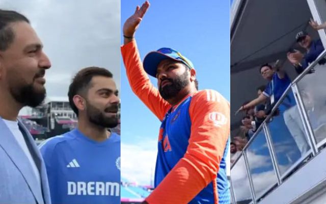 Yuvraj Singh, Virat Kohli, Rohit Sharma & Jay Shah (Photo Source: X/Twitter)