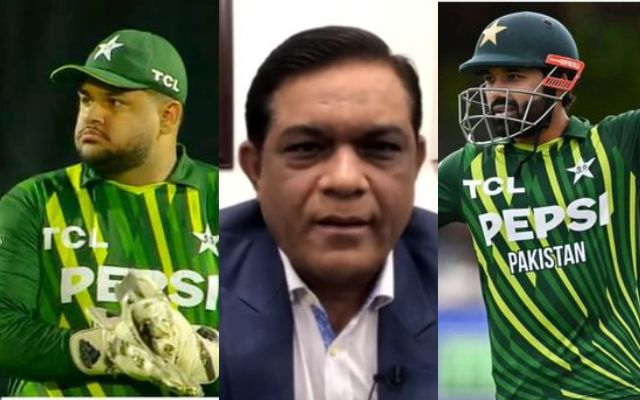 Azam Khan, Rashid Latif & Moh. Rizwan (Photo Source: X/Twitter)