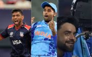 Saurabh Natravalkar, Suryakumar Yadav, Rashid Khan (Photo Source: X/Twitter)