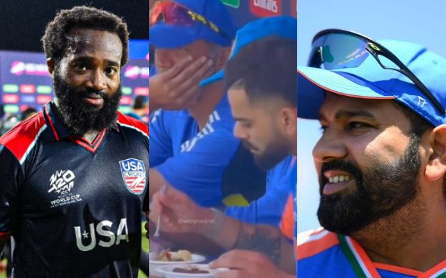 Aaron Jones, Virat Kohli & Rohit Sharma (Photo Source: X/Twitter)