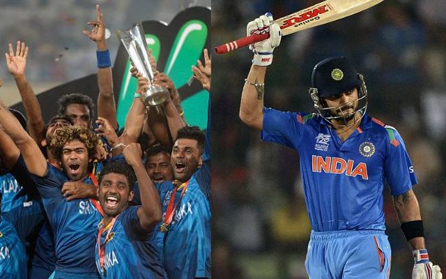 T20 World Cup 2014 Winner Sri Lanka & Virat Kohli (Photo Source: Getty Images)