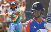 MS Dhoni and Abhishek Sharma (Image Credit- Twitter/X)