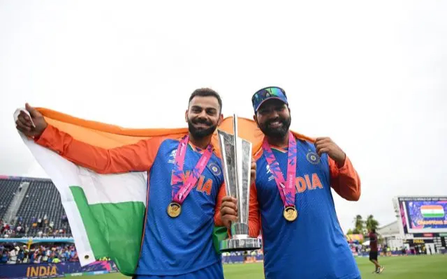Rohit Sharma and Virat Kohli (Pic Source-X)