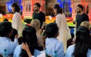 Virat Kohli attends Kirtan with Anushka Sharma
