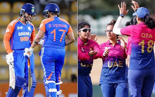 IND-W vs UAE-W (Image Credit- Twitter X) 