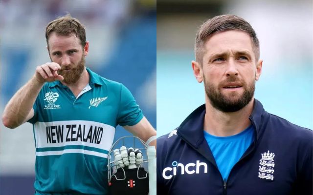 Kane Williamson and Chris Woakes (Image Credit- Twitter X) 