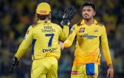 Maheesh Theekshana and ms dhoni (Image Credit- Twitter X)