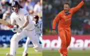 Zak Crawley and Roelof van der Merwe (Image Credit- Twitter X)