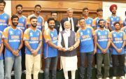 PM Modi With Team India (Photo Source: X)