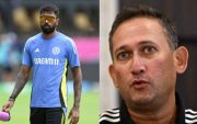 Hardik Pandya & Ajit Agarkar (Photo Source: Getty Images)