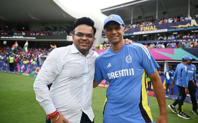Jay Shah & Rshul Dravid (Photo Source: Getty Images)