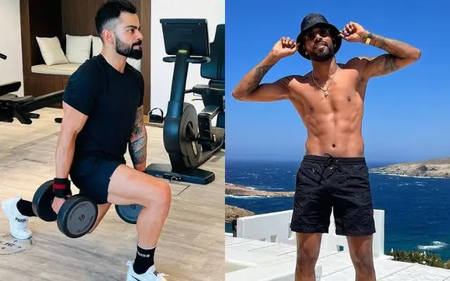 Virat Kohli and Hardik Pandya (Source: Twitter)