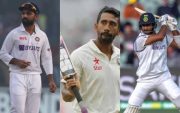 Ajinkya Rahane, Wriddhiman Saha and Cheteshwar Pujara (Pic Source-X)