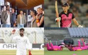 KL Rahul, Athiya Shetty, Sophie Devine, Rashid Khan & WCPL Celebration (Photo Source: X/Twitter)