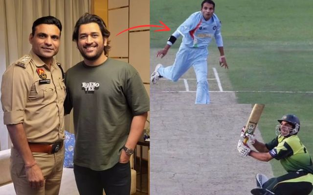 MS Dhoni and Joginder Sharma (Image Credit- Twitter X)