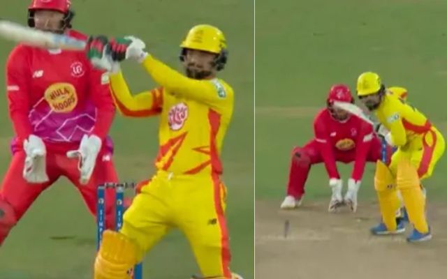 Rashid Khan Off Side Helicopter shot (Source X)