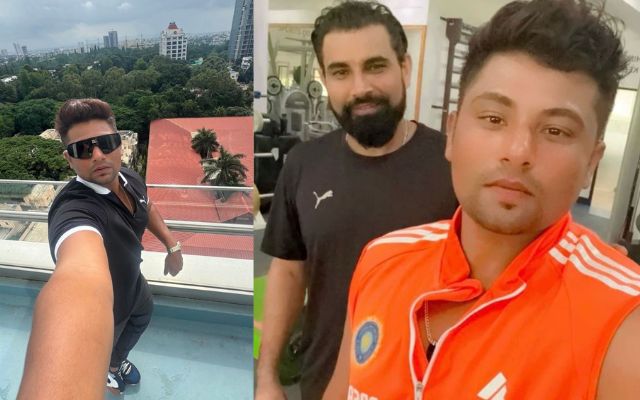 Shami And Sarfaraz Khan (Image Credit- Instagram)