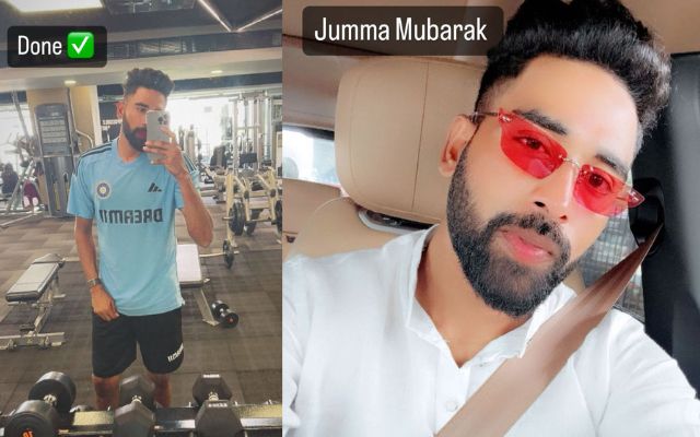 Mohammed Siraj (Image Credit- Instagram)