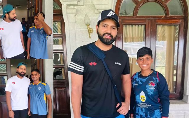Rohit Sharma Practice With Fans (Photo Source: X)